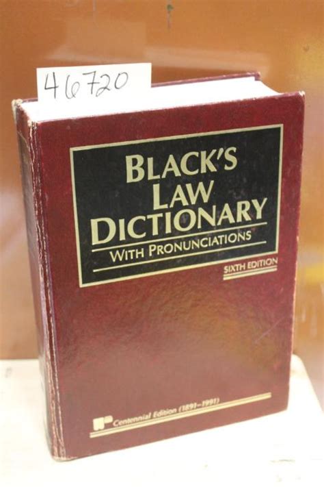 Blacks Law Dictionary Definitions Of The Terms And Phrases Of American