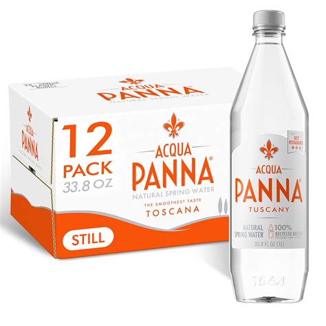 Acqua Panna Natural Spring Water 33 8 Oz Plastic Bottles 12 Pack 33