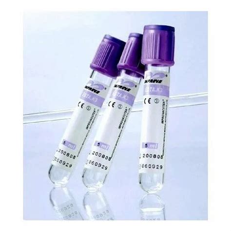 Vacuum Blood Collection Edta Tube For Laboratory Rs Piece Id 11760