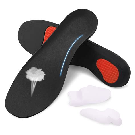Kalevel Shoe Insoles Men Women Arch Support Orthotic Inserts Flat Feet