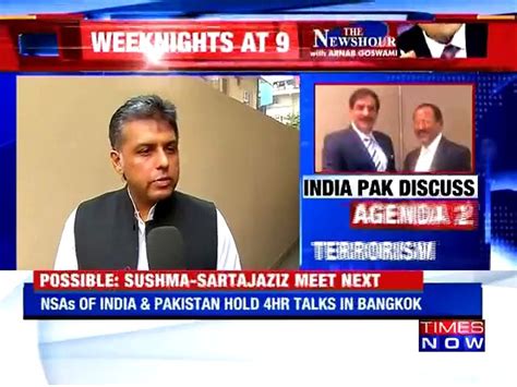 Congress Criticize India And Pakistan Nsa Talks Video Dailymotion