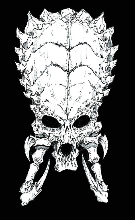 Predator Skull By Vandalocomics On Deviantart