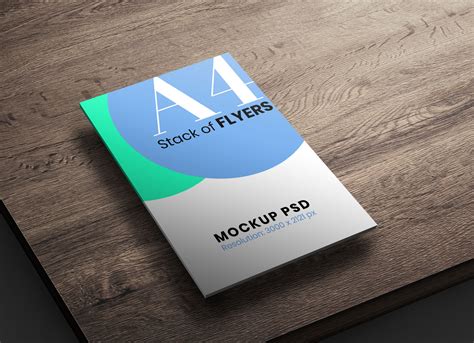 All free mockups and resources for your projects. Free A4 Size Stack of Flyers Mockup PSD - Good Mockups