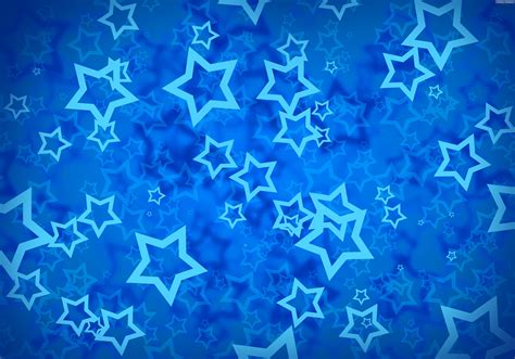 White And Blue Stars Wallpaper Stars Digital Art Blue Background Hd