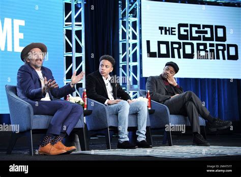 Ethan Hawke From Left Joshua Caleb Johnson And James Mcbride Participate In The Showtime The