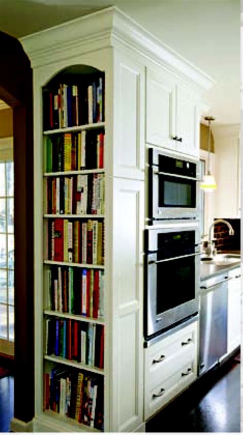 Bookshelf Classic White Kitchen Kitchen Remodel Home Remodeling