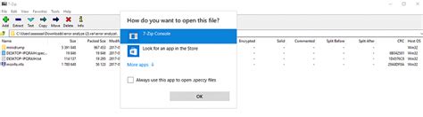 You should submit the.zip file to the submission server. How to use 7zip to open RAR files Solved - Windows 10 Forums