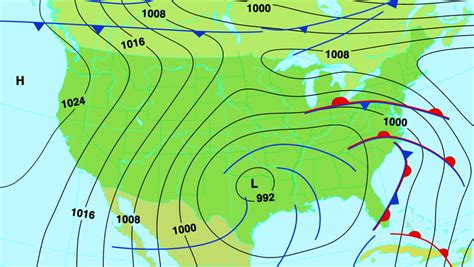 Animated Weather Forecast Map Of North East Royalty Free Video