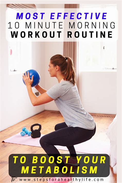 boost your metabolism 10 minutes morning full body home workouts in 2020 morning workout