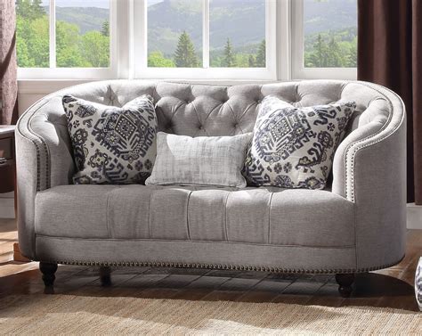 Get the best deal for gray sofa sets from the largest online selection at ebay.com. Julia Curved Light Gray Curved Tufted Sofa Set w/ Plush ...