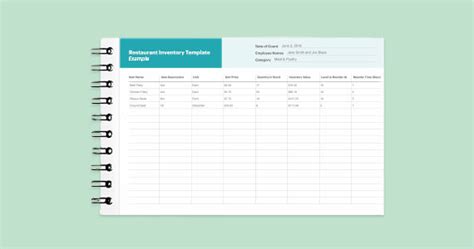 Restaurant Inventory Management Free Template And Tips