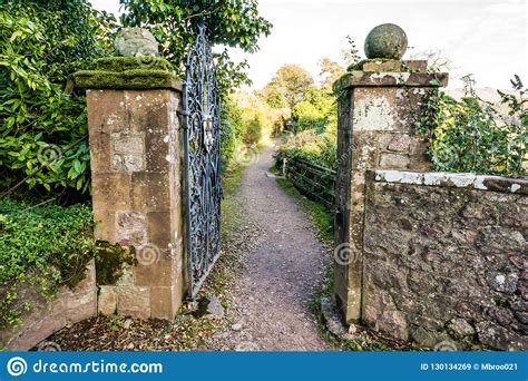 Old Gate Leading To A Foot Path Stock Image Image Of Heritage