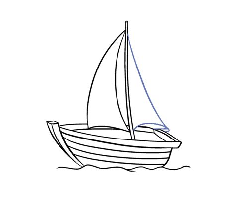 How To Draw A Boat In A Few Easy Steps Easy Drawing Guides