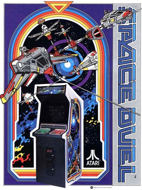 Space Duel Retro Gaming Art Arcade Classic Video Games