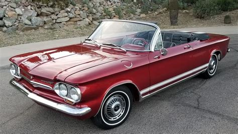 1963 Chevrolet Corvair Convertible Presented As Lot F79 At Harrisburg
