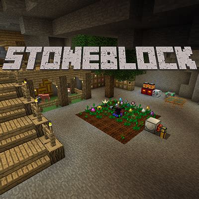 In stone block 2, the world is more like an underground prison, where the amount of resources can be counted on the fingers. 128/64x/32x StoneBlock 1 and 2 MC1.12 - BDcraft.net ...