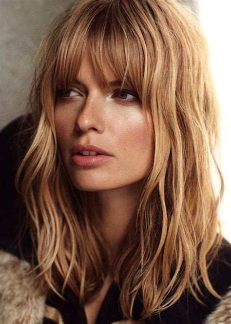 20 Attractive Long Layered Haircut With Bangs · Thrill Inside