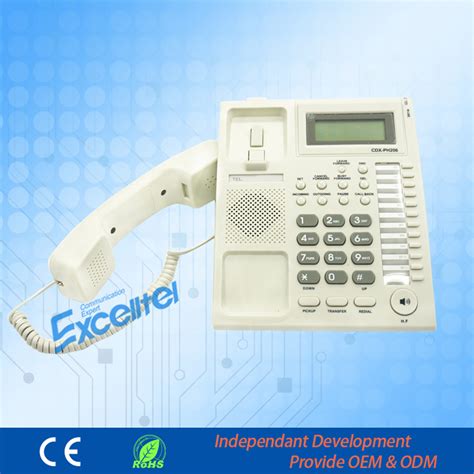China Excelltel Phone System pH206 Analog Phone Common Key Phone - China Analog Phone, Key Phone