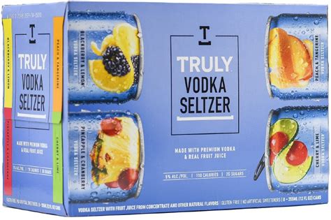 Truly Vodka Seltzer Variety Pack 8pk 12oz Can Legacy Wine And Spirits