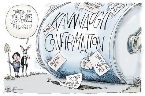 Political Cartoons Brett Kavanaugh Faces Sexual Assault Allegation