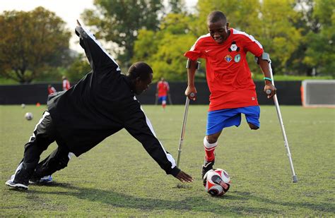 Team Zaryen Haitis Amputee Soccer Stars The Washington Post