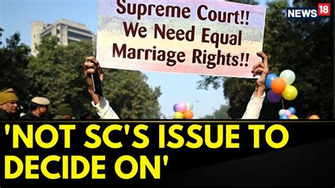 Same Sex Marriage In Supreme Court Bjp Opposes With New Applications Supreme Court Of India