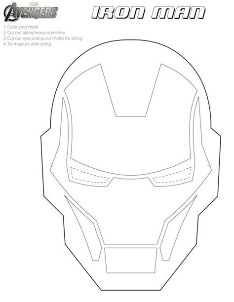 Homemade Halloween Costumes | Coloring mask, Iron man mask, Printable coloring masks