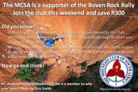 Join The Jhb Mcsa At The Rock Rally And Save R Climb Za Rock Climbing Bouldering In