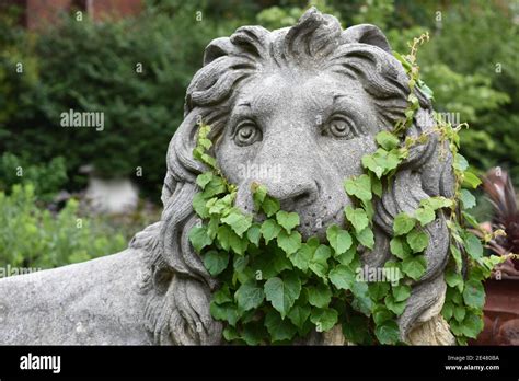 Lion Garden Statue Hi Res Stock Photography And Images Alamy
