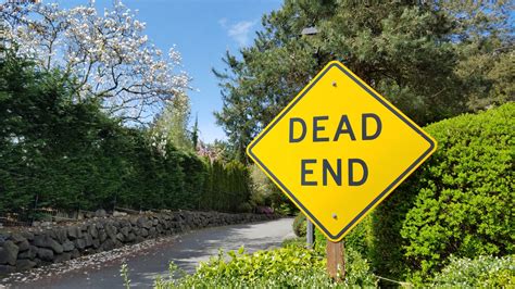 End to end usage trend in literature. Dead End Sign: What Does it Mean?