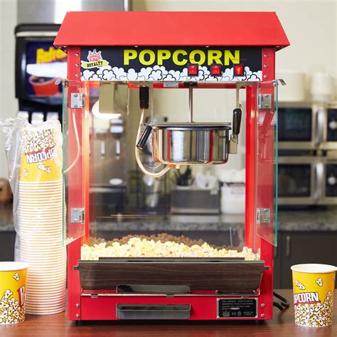 Carnival King Pm30r Royalty Series 8 Oz Red Commercial Popcorn Machine