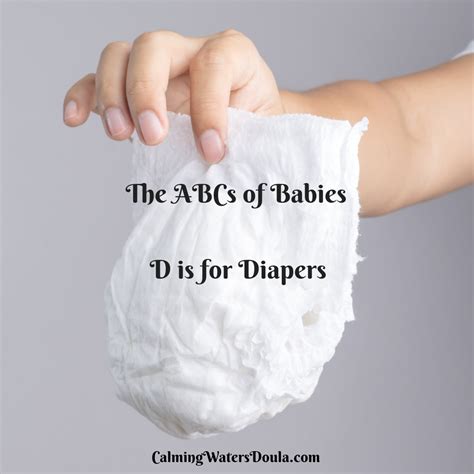 D Is For Diapers — Calming Waters Birth Services