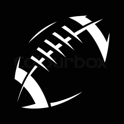 The national football league is a professional american football league consisting of 32 teams, divided equally between the national footbal. American Football logo vector icon | Stock Vector | Colourbox