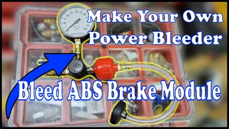 How To Bleed Abs Brakes Make Your Own Power Brake Bleeder Pressure