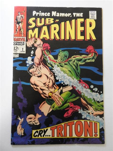 Sub Mariner 2 1968 Fn Condition Comic Books Silver Age Marvel