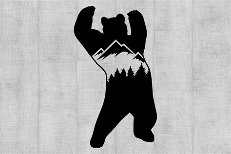 Free Free Mountain Range Bear Svg 21 SVG PNG EPS DXF File