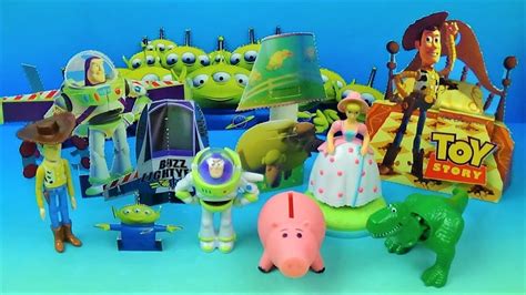 1996 Disney Toy Story Set Of 5 Mcdonalds Happy Meal Kids Movie Toys W