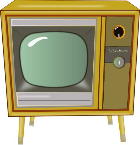 Vintage Tv Clip Art At Vector Clip Art Online Royalty Free And Public Domain