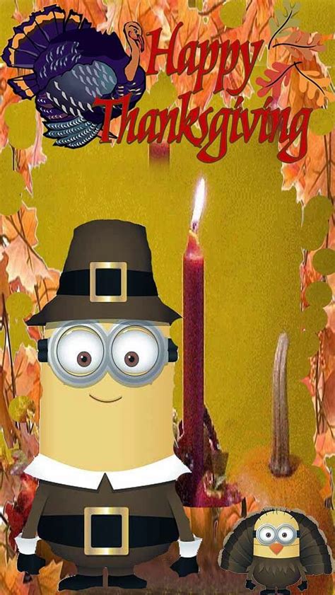 The Thanksgiving Minion Minions Wallpaper Thanksgiving Wallpaper