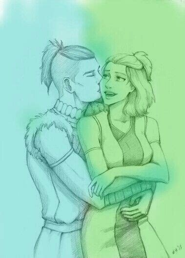 Airbender All Grown Up Sokka And Suki Husband And Wife Avatar The Last Airbender Avatar