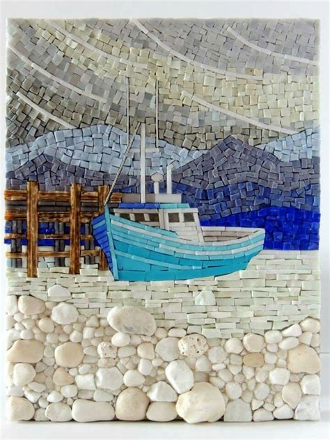 1000 Images About Mosaic Seascapes On Pinterest Mosaic Wall Beach Scenes And The Mosaic