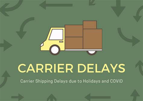 Protect your usps® shipments with added insurance, signature services, and delivery confirmation. Carrier Shipping Delays due to Holidays and COVID - TH3D Studio LLC