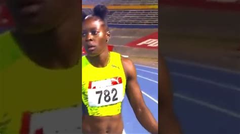 Shericka Jackson 1077 Jamaican National 100m Champion 2022 Track