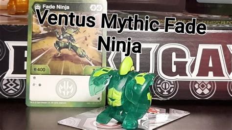 Bakugan Evolutions Ventus Mythic Fade Ninja Unboxing Youtube