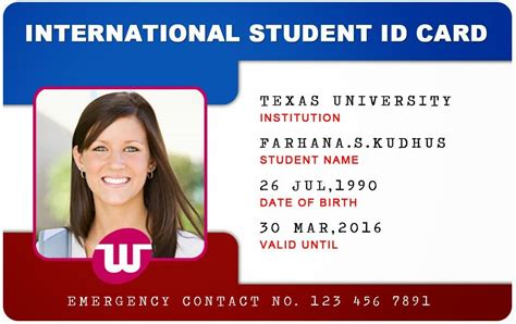 The international student identity card (isic) is an internationally accepted proof of bona fide student status. Beautiful Student ID Card templates Desin and sample word ...