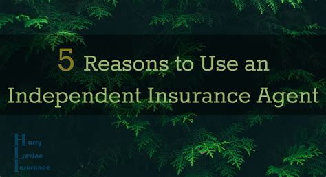 Filter by location to see independent life insurance agent salaries in your area. 5 Reasons to Use an Independent Insurance Agent - Harry Levine Insurance