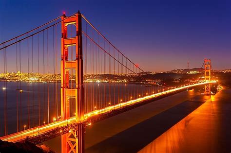 Golden Gate Bridge Worldatlas