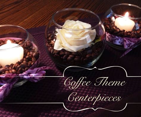 Great Idea For My My Coffee Theme Centerpieces Coffee Bridal Shower