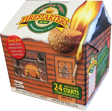 Lightning Nuggets Quick And Easy Fire Starter 24 Count Pack