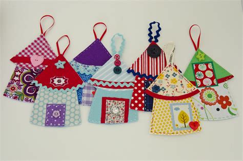 Fabric House Ornaments Sweet